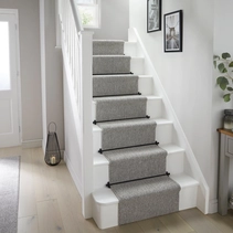 Bobble Grey Stair runner carpet